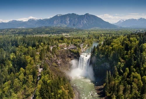 Snoqualmie Falls and Valley